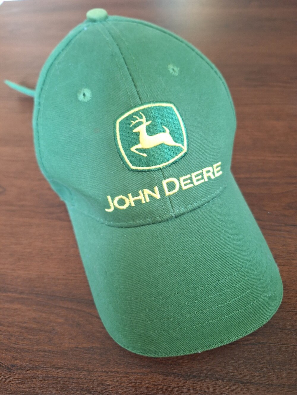 John Deere Owners Edition Classic Green Embroidered Trademark Logo ball Cap Hat